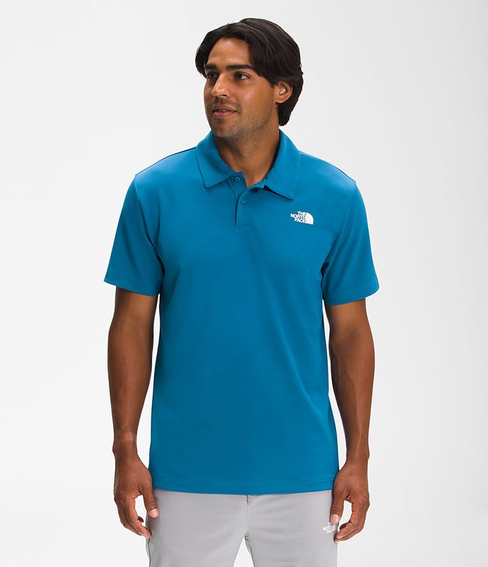 Camiseta The North Face Hombre Wander Polo Azules - Peru 56023XPFM